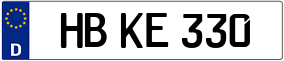 Truck License Plate